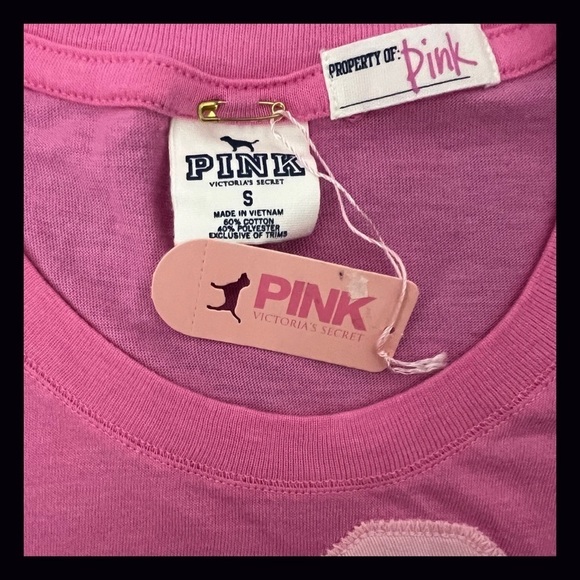 Vintage Victoria’s Secret Pink Tee Size S NWT - Picture 5 of 5